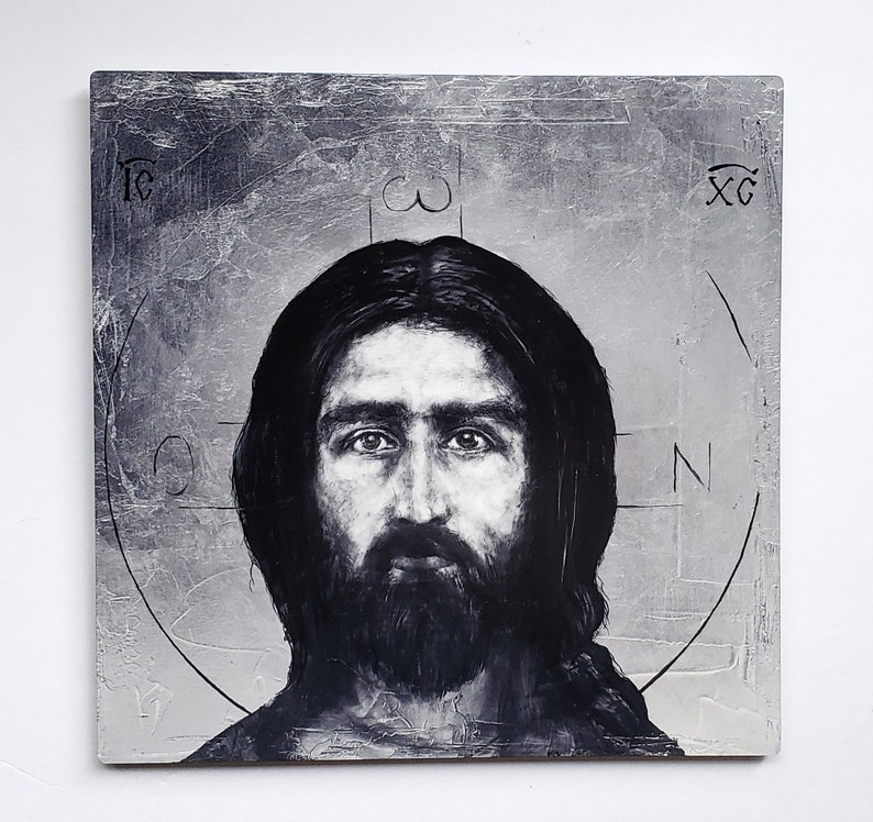 Christ Pantocrator metal print image 1