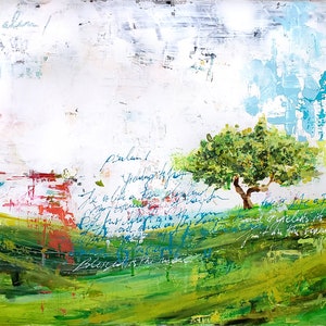 The Olive Tree original acrylic painting image 1