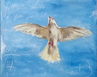 Come Holy Spirit - original acrylic painting