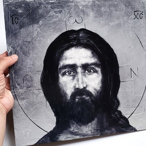 Christ Pantocrator metal print image 2