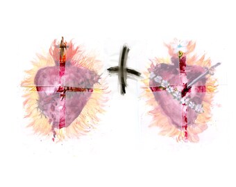 Sacred Hearts - fine art print