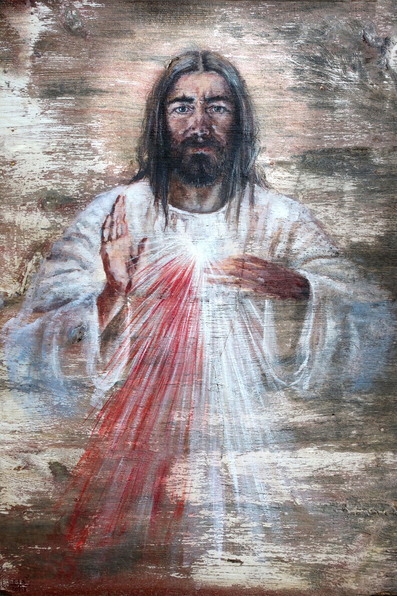 Divine Mercy, canvas gallery wrap image 4