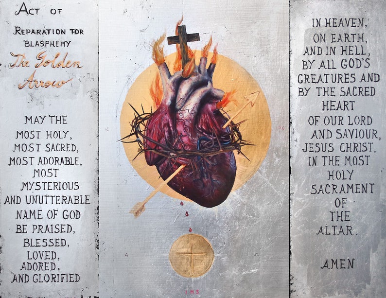 The Sacred Heart of Jesus: The Golden Arrow fine art print image 1