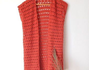 Modello di gilet all'uncinetto per donna - Riepilogo rapido, Modello di gilet all'uncinetto per donna, Autunno all'uncinetto, Gilet all'uncinetto facile, Adatto ai principianti, PDF