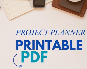 Crochet Project Planner Printable | Crochet Journal & Project Tracker PDF