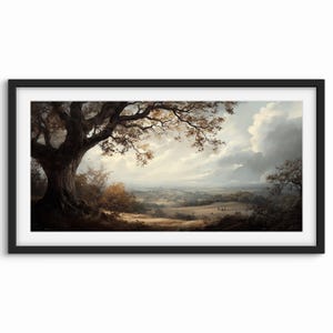 Englische Landschaft druckbar, englische Landlandschaft druckbar, Ölgemälde Landschaft digital druckbar, Wanddekor druckbar