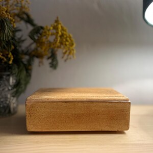 Caja de almacenamiento de cerámica hecha a mano | Caja de joyería | Guardatiestos | Caja de cerámica | Caja para pequeños objetos