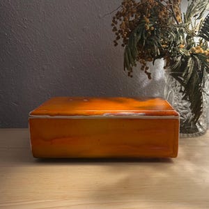 Handmade Ceramic Decorative Box | Jewelry Box | Trinket Keeper | Ceramic Box | Trinket Box
