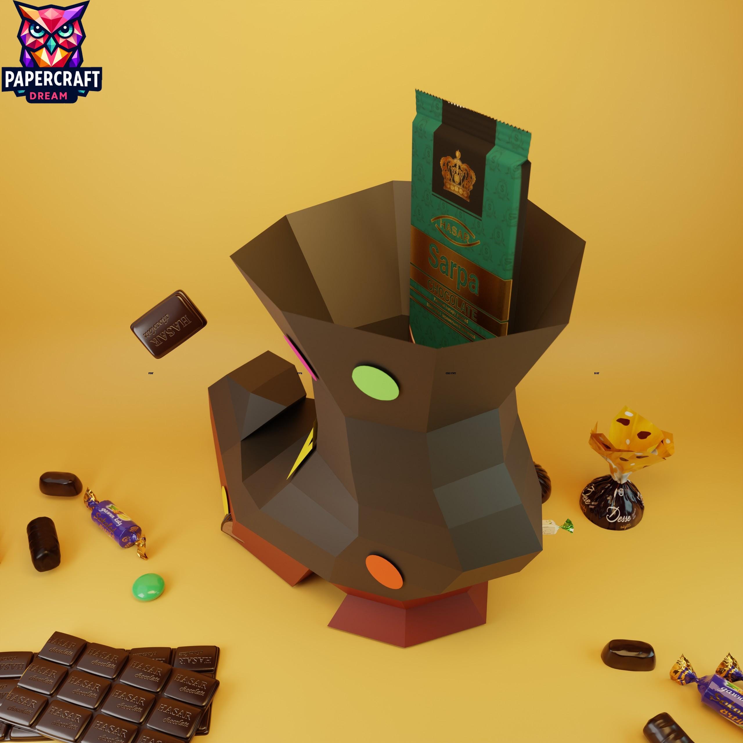 Witch Boot Treat Box 3D Papercraft DIY Candy Box diy Fall Craft Idea witch-boot-treat-box-3d-papercraft-diy-candy-box-diy-fall-craft-idea