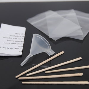 Small Plastic Funnel Kit to Fill Cremation Urn Jewelry Tiny Funnel Small  Funnel 