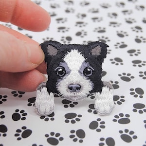 Border Collie Iron On Patch || DIY Gifts for Dog Mom || Fashion Accessories for Dog Lovers