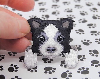 Border Collie Iron On Patch || DIY Gifts for Dog Mom || Fashion Accessories for Dog Lovers