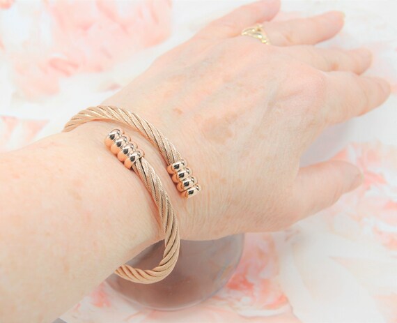 Women's Cremation Bracelet Rose Gold With Built in Ashes | Etsy Women's Cremation Bracelet Rose Gold With Built in Ashes | Etsy