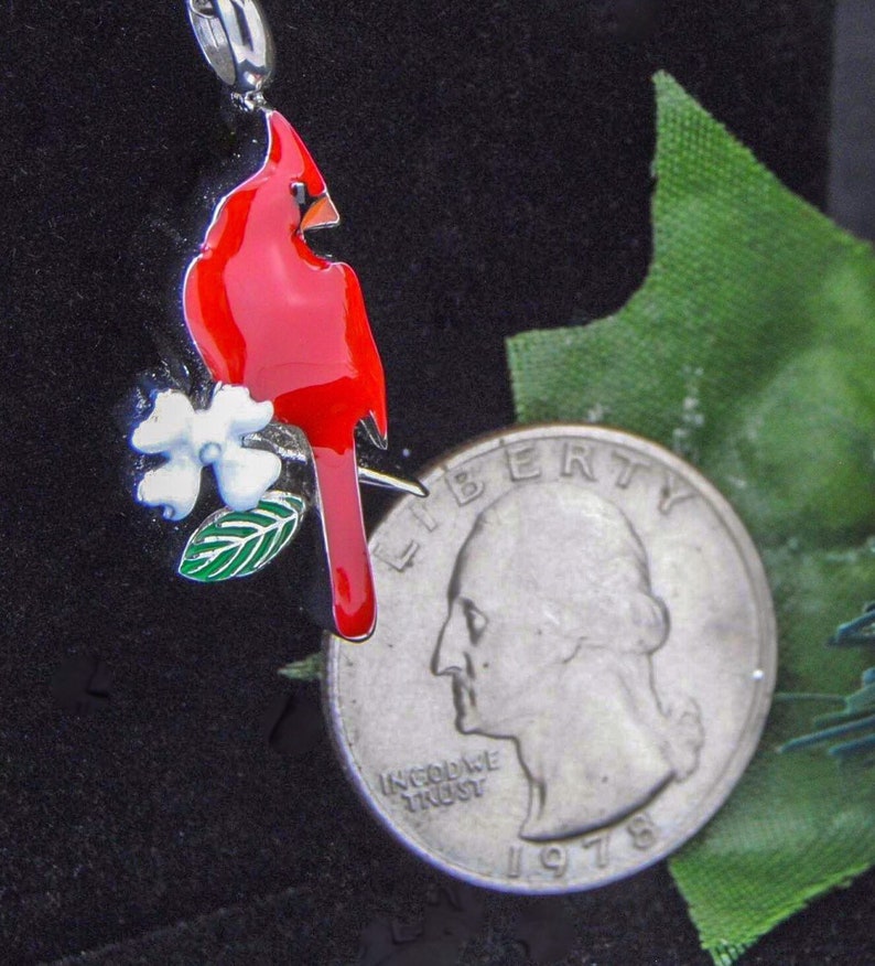 Cardinal Cremation Urn Necklace Holds Human or Pet Ashes Etsy