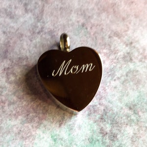 Human or Pet Ashes Holder Necklace Angel Wings Heart Engraved Your Wings were ready But my heart was not Rose Gold Memorial Jewelry image 8