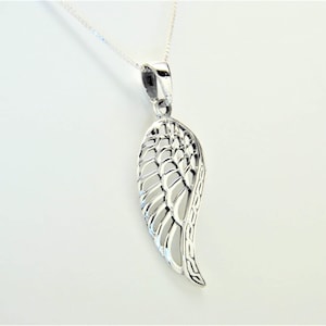 Angel Wing in 925 Sterling Silver || Fine Jewelry || Angel Lovers Gifts
