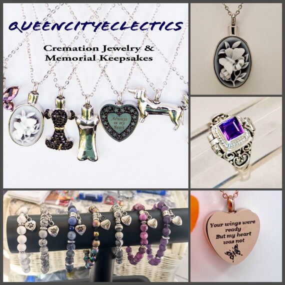 Birthstone Urn Pendant Necklace For Ashes – Love Forever Memorial Cremation Jewelry Keepsake - View #6