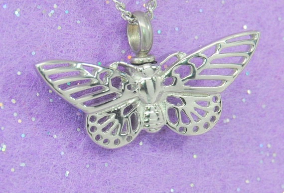 Opal Light Butterfly Ash Urn - Love Charms™ Option