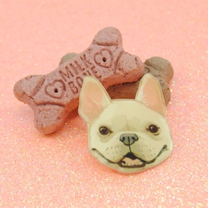 French Bulldog Pin || Fashion Accessories for Frenchie Lovers || Gifts for Frenchie Mom || French Bulldog Gifts