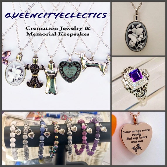 Irish claddagh shop cremation jewelry