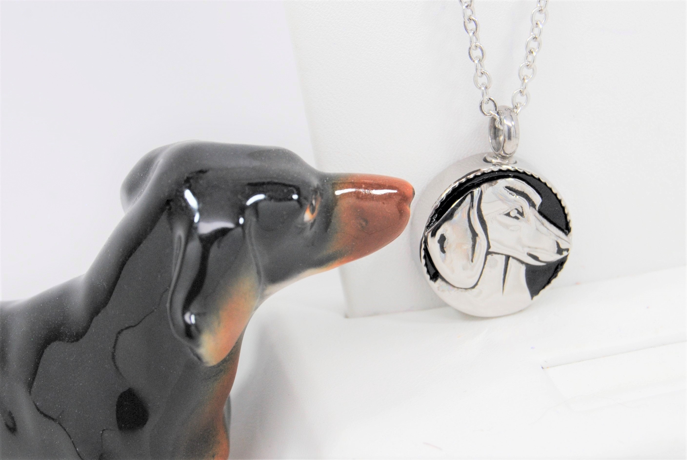 Dachshund urn necklace discount