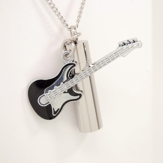 Guitar cremation jewelry best sale
