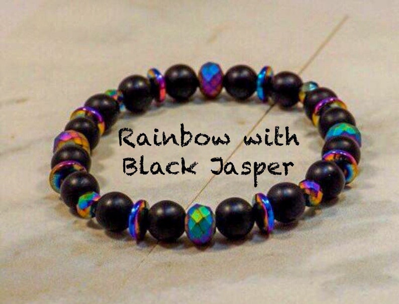Protection/Grounding Bracelet 3 Patterns with Matte Black Etsy