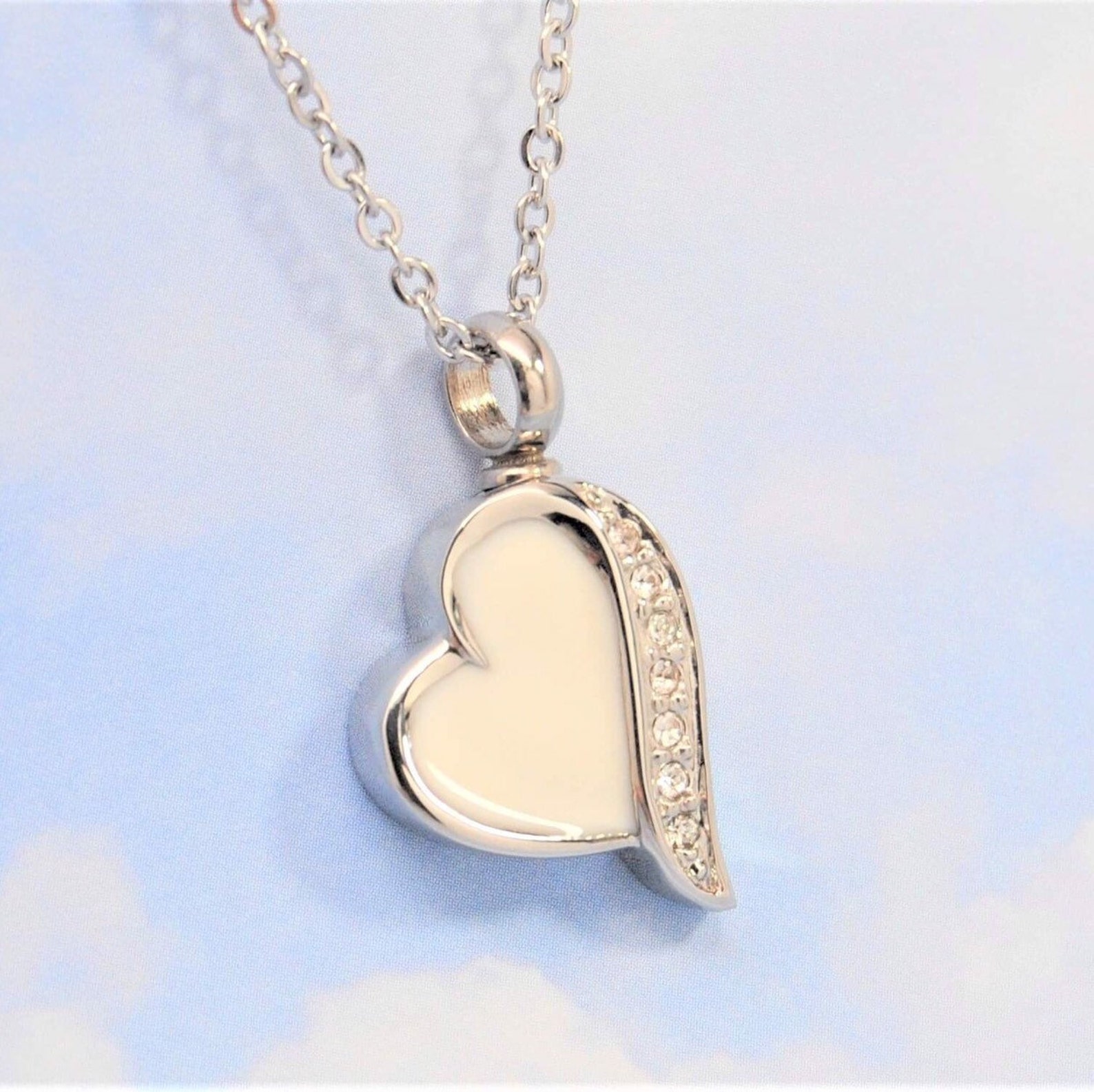 Cremation Urn Necklace Ashes Keepsake Cremation Jewelry Etsy