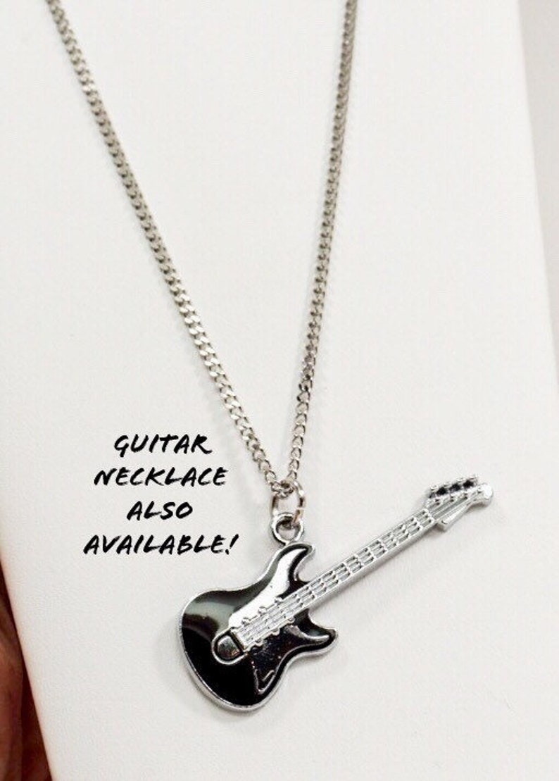 Cremation Urn Necklace With Guitar Charm Tribute to a Etsy