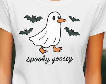 Funny Halloween Goose PNG: Spooky Costume Sublimation Design (Digital Download