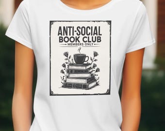 Antisociale boekenclub, png-bestand: introvert skeletontwerp (digitale download)