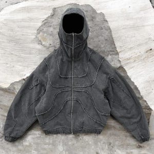 Black Y2k Jacket - Etsy