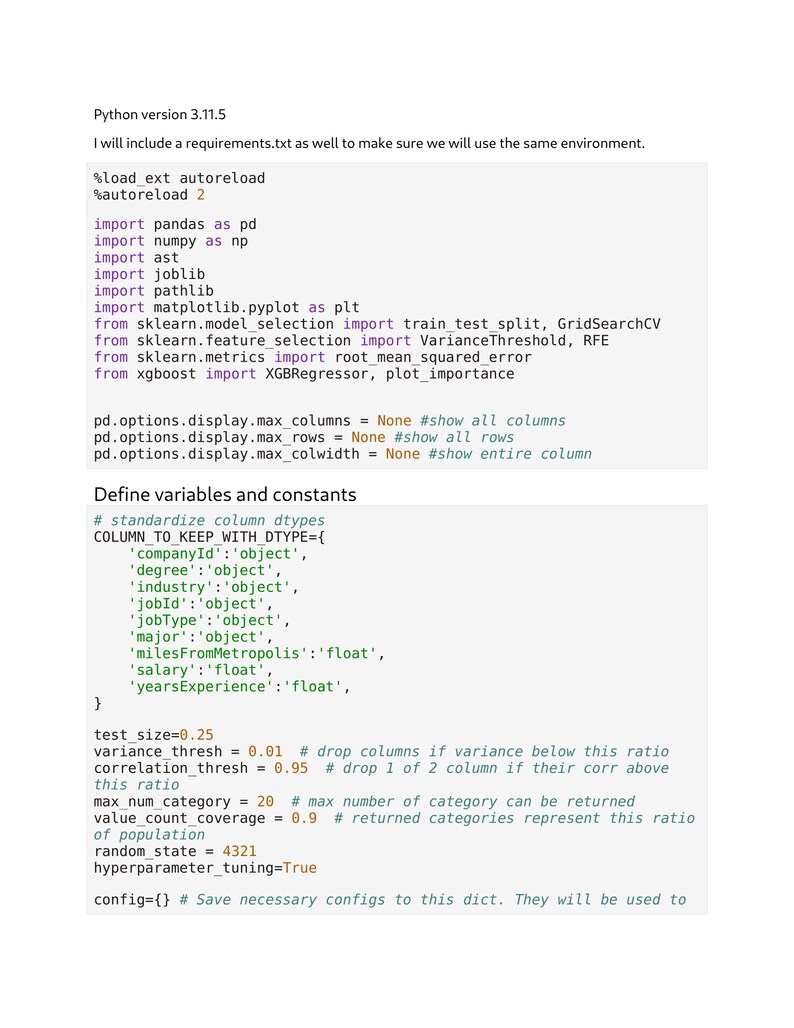 Data Science Job Interview Template Auto Machine Learning Template Tech ...