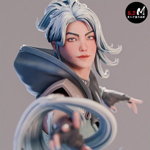 Jett / Valorant 1:8 Premium Figure / Action Statue / Game Jett / Valorant 1:8 Premium Figure / Action Statue / Game