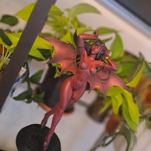 Meru Succubus Deluxe Fan Art Statue –  Dark Fantasy Demon Collectible