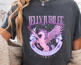 Crescent City Jelly Jubilee T-Shirt: Romantasy Unicorn Comfort Colors Tee SJM Book Lover