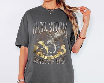 Onyx Storm T-shirt Fourth Wing Gift Romantasy Tshirt Gift I Will Save Him Xaden Riorson Bookish Gift for Her Onyx Storm Midnight
