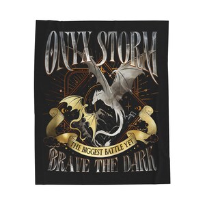 Fourth Wing Reading Blanket Cozy Fantasy Book Dragon Decor Basgiath War College Blanket Gift For Readers Onyx Storm Gift Romantasy image 5