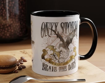 Onyx Storm Mug Fourth Wing Gift Romantasy Reader Mug Onyx Book Party Fourth Wing Bookish Mug Onyx Storm Party Favor Romance Gift for Her