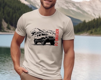 Toyota FJ Cruiser Adventure Tee: Unisex Overlanding Graphic Shirt