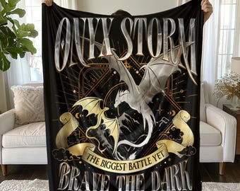 Fourth Wing Reading Blanket Cozy Fantasy Book Dragon Decor Basgiath War College Blanket Gift For Readers Onyx Storm Gift Romantasy