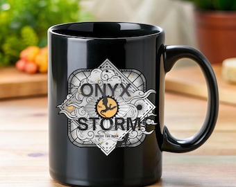 Booktrovert Onyx Storm Mug: Gift for Fantasy Book Lover