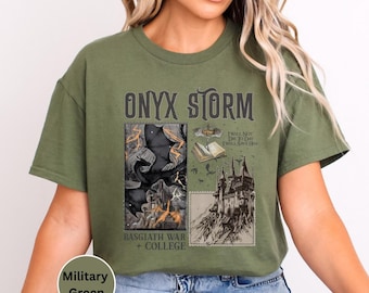 Fourth Wing Shirt: Onyx Storm Bookish Tee, Fantasy Gift