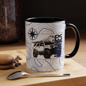 Toyota 4Runner Mug Mug à café Mug amateur de tout-terrain, cadeau pour amoureux de voyage, tasse à café explorateurs, cadeau d'anniversaire pour Toyota Love, cadeau de fête des pères