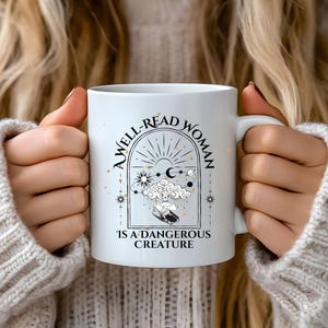 Well Read Woman Bookish Mug Gift For Her Library Mug Librarian Mug Book Lover Gift Bookworm Mug Bookish Gift Professor Mug Literature Mug