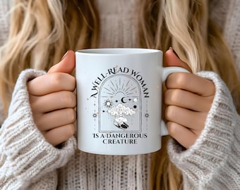 Well Read Woman Bookish Mug Gift For Her Library Mug Librarian Mug Book Lover Gift Bookworm Mug Bookish Gift Professor Mug Literature Mug