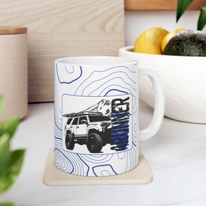 Toyota 4Runner Gift Adventure Seeker Mug Toyota Tacoma Off-Road Enthusiast Gift Camping, Hiking Overlanding Mug Toyota FJ Cruiser