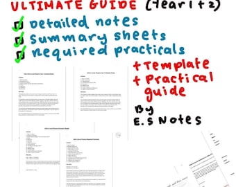 Guía definitiva de física de nivel A de AQA (año 1+2)