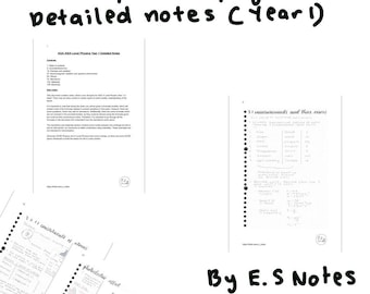 Notas detalladas de Física de nivel AQA AS/A (año 1)