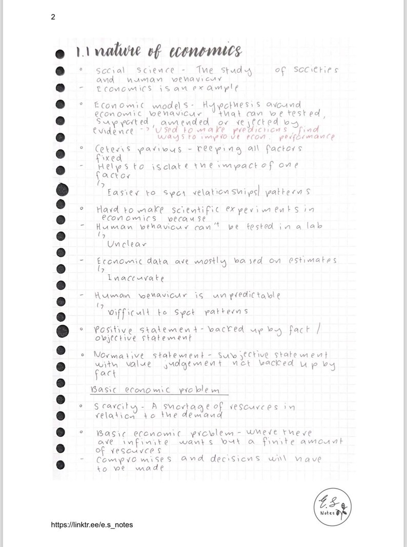 Edexcel A Level Economics Ultimate Guide (year 1+2) - Etsy